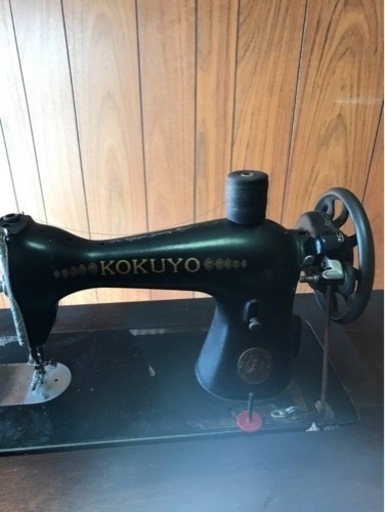 実働品 昭和レトロ 足踏みミシン KOKUYO 鉄製足