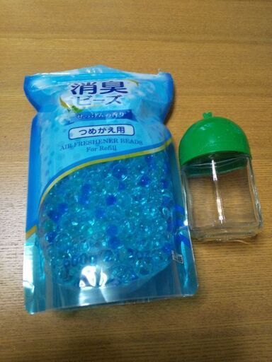ダイソー 消臭ビーズ つめかえ 芳香剤空きビン しろくろぽん 茨木の芳香剤 消臭剤の中古あげます 譲ります ジモティーで不用品の処分