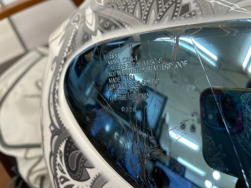 SHOEI　ヘルメット　Z-7　ミラーシールド　Sサイズ　【リサイクルショップどりーむ天保山店】 SHOEI ヘルメット Z-7 ミラーシールド Sサイズ 【リサイクルショップど