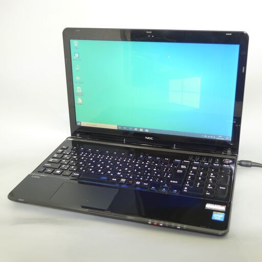 新品爆速SSD 中古美品 ノートパソコン 15.6型 NEC PC-LS150RSB 第3世代 Core i5 8GB DVDRW 無線 WiFi Bluetooth カメラ Win10 Office