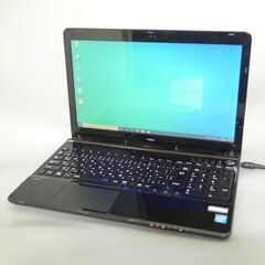 新品爆速SSD 中古美品 ノートパソコン 15.6型 NEC PC-LS150RSB 第3世代