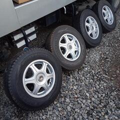 ダンロップ WINTER MAXX 185R14 6PR LTスタッドレス アルミホイール  