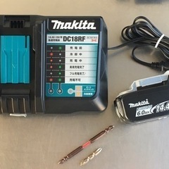 マキタ◇インパクトドライバ◇14.4V◇6.0Ah◇バッテリー2個充電器付◇TD161DGX