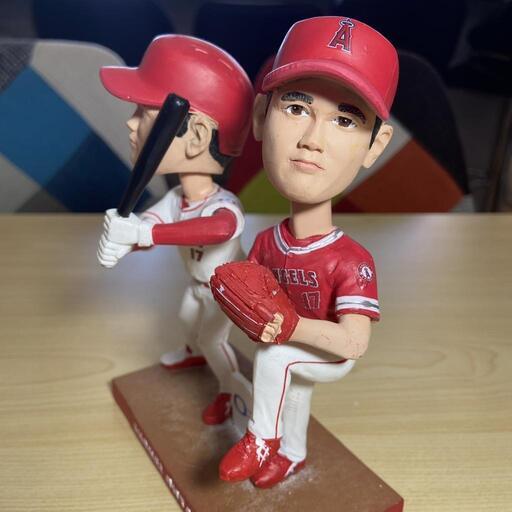 メジャー初！大谷翔平『二刀流』バブルヘッド人形。値上がり必至！