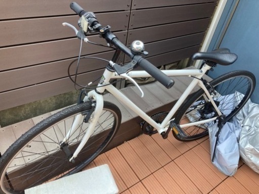 kaito equus 700C クロスバイク　自転車カバー付き