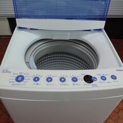 ID 977166 洗濯機 ハイアール5.5Kg 2021年製 凹み JW-CFK