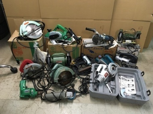 電動工具 まとめ 大量 丸ノコ グラインダー ドリル カンナ