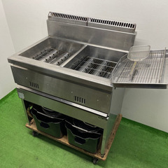 マルゼン/MARUZEN 業務用 2槽式ガスフライヤー 18Lx2