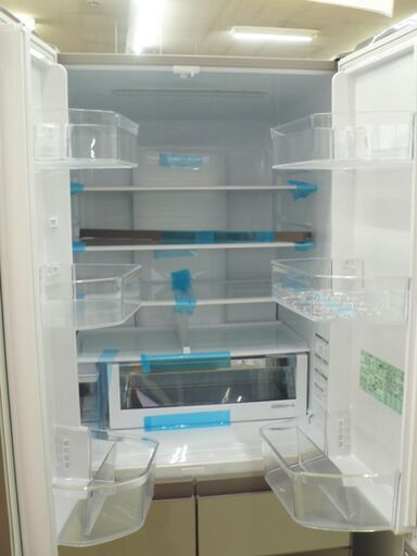 色移り有り 日立ノンフロン冷凍冷蔵庫 大型 R-HW48N(XN) クリスタル