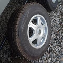 値下げ!ダンロップ　ウインターマックス 185R14 6PR LTスタッドレス　アルミホイールホイルセット