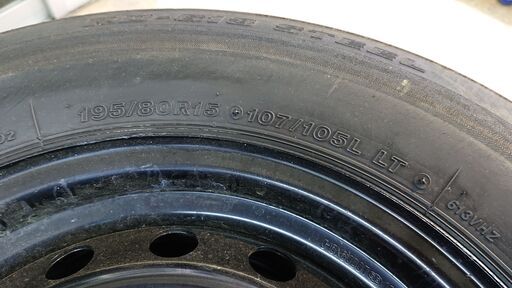 値下げ】ハイエース200系 純正タイヤ 17年製 195/80R15 【公式通販】