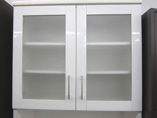 ☆ レンジボード 食器棚 幅80×奥行42×高さ200㎝ 白 キッチン