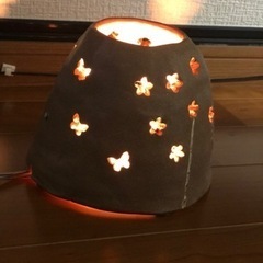 【ネット決済】陶芸 灯り取り ランプ