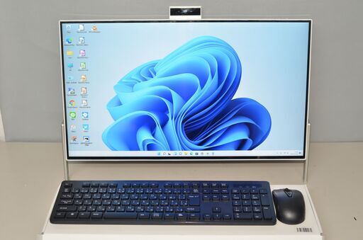 中古良品 一体型パソコ 最新Windows11+office 富士通 FH70/D1 高性能core i7-8750H/新品SSD960GB/メモリ8GB/無線/23.8インチ/DVDマルチ搭載