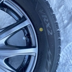 155/65r13 ブリジストン VRX2 超バリ山 アルミホイール付！