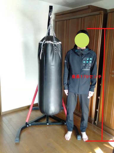 値下げしました】トレーニングセット（サンドバック、砂袋スタンド