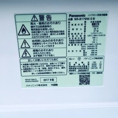 ET1051番⭐️Panasonicノンフロン冷凍冷蔵庫⭐️2017年式
