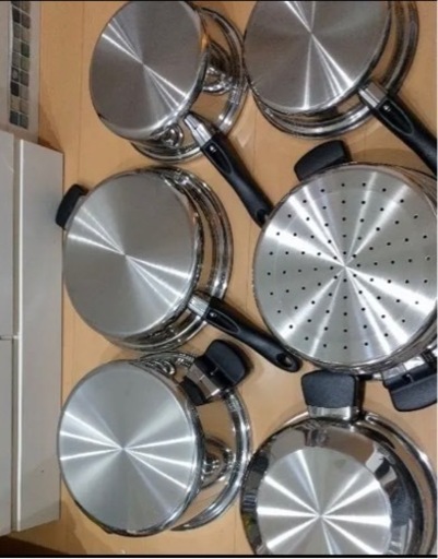 アムウェイ IH鍋 セット Amway アムウェイ 鍋セット 6L 蒸し器 カップ