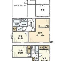 門前仲町駅　佐賀1　3LDK　駐車場付戸建賃貸貸家　ｵｰﾙ洋室　...