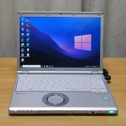 ご購入頂きました ほぼ新品 超軽量・高性能・頑丈・長時間モバイルPC 12.1インチ Let's note CF-SZ6 Core i5 メモリー8GB SSD 256GB Win10 pro・Office 2019 pro搭載 DVD-RW WiFi Bluetooth Webカメラ HDMI SDカードリーダー搭載