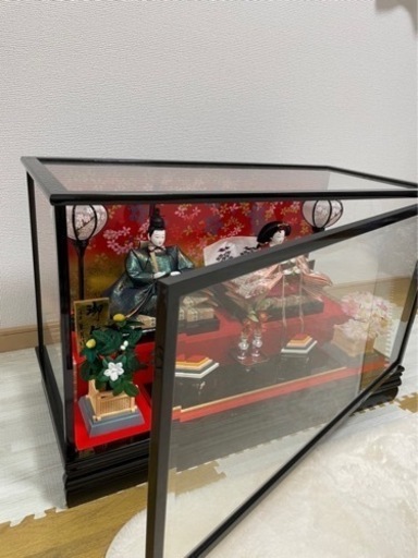 雛人形 ガラスケース 雛人形特選おひな人形品番3577ガラスケース入り