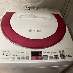 お譲り決定しました☆ シャープ洗濯機　2013年製　0円！