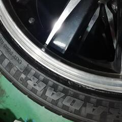 Weds ウェッズ レオニスCX 18インチ　7J-18   5/100 +47　タイヤ215/45R18　中古