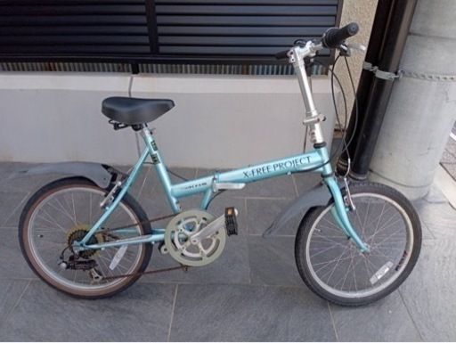 【折りたたみ自転車】20インチ7段変速　泥除け付　サドル新品❗️ KHS japan製　若林自転車　膳所SALE❗️