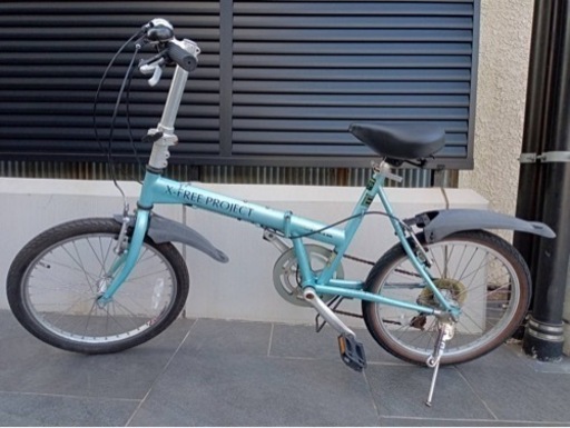 【折りたたみ自転車】20インチ7段変速　泥除け付　サドル新品❗️ KHS japan製　若林自転車　膳所SALE❗️