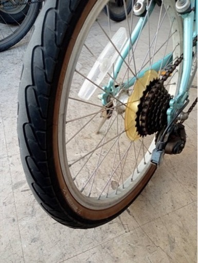 【折りたたみ自転車】20インチ7段変速　泥除け付　サドル新品❗️ KHS japan製　若林自転車　膳所SALE❗️