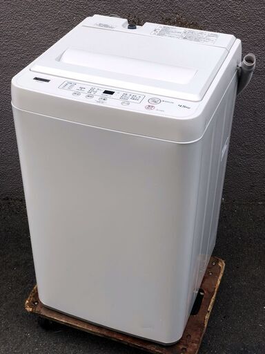 ㊱【税込み】ヤマダ電機 4.5kg 全自動洗濯機 YWM-T45H1 20年製【PayPay使えます】