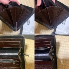 未使用に近い 箱付きGUCCI グッチ GGキャンバス 財布 長財布