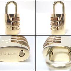 AA519 ルイヴィトン ダイヤル式 パドロック 鍵 南京錠 カデナ 超美品