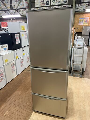 【愛品館市原店】シャープ 2018年製 350L 3ドア冷蔵庫 SJ-W352D-N 【愛市IR】