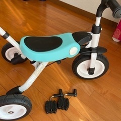 【ネット決済】UNA CERVO 乗物おもちゃ　三輪車、バイク