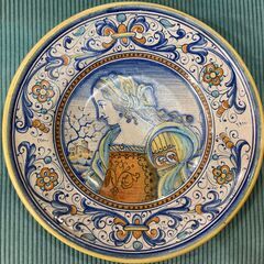 【中古品】イタリア製 DERVTA 飾り皿