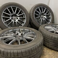【DUNLOP SP SPORT MAXX TT 245/50R18】夏タイヤ【A-TECH SCHNEIDER 18インチ 8J5HPCD114.3+42】シーマ フーガ等　(TGクレジットカード QRコード決済可能669)