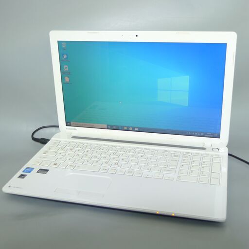 新品高速SSD ノートパソコン 15.6型 TOSHIBA 東芝 T453/33LWY 中古良品 Celeron 4GB DVDマルチ 無線 Wi-Fi カメラ Windows10 Office