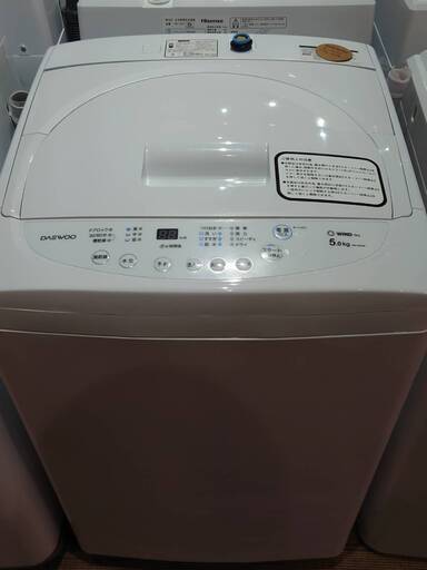 DAEWOO／大宇　全自動洗濯機　5.0kg　2018年製　DW-S50AW　リサイクルショップ札幌　買取本舗　西野店