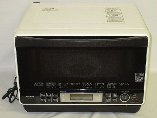 rb0238　東芝　オーブンレンジ　ER-LD7　26L 　TOSHIBA　スチームオーブンレンジ　電子レンジ　グランホワイト　角皿スチームモデル　石窯ドーム　白