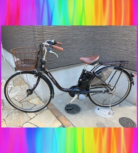 【大容量8.9Ah】Panasonic　ビビスタイルDX　26インチ　電動自転車　電動アシスト自転車　Xiv②