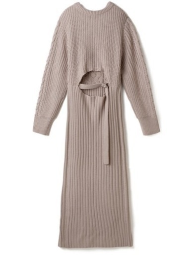 バックオープンスリットニットワンピース Uki てだこ浦西の服 ファッションの中古 古着あげます 譲ります ジモティーで不用品の処分