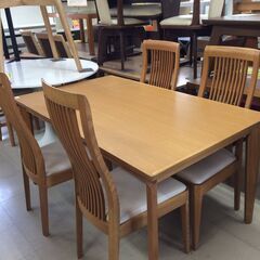 引き取り限定★大塚家具★タモ材★ダイニングテーブル＋椅子5脚セット 引き取り限定☆大塚家具☆タモ材☆ダイニングテーブル＋椅子5脚セット