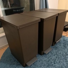 【譲渡先決定】ニトリのオープン式ゴミ箱 3つ