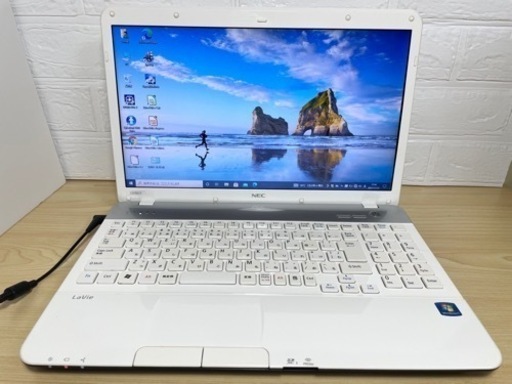 NEC白いパソコンCore i3/新品SSD/4GB/無線LAN(WiFi)