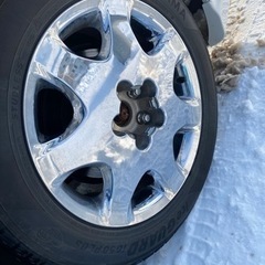 【購入有難う御座います】30セルシオ  純正メッキホイール　冬タイヤ付き
