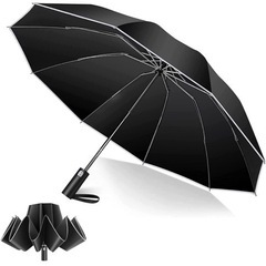 新品未開封！UPF50+ 傘 晴雨兼用傘 おりたたみ傘 逆折り式...