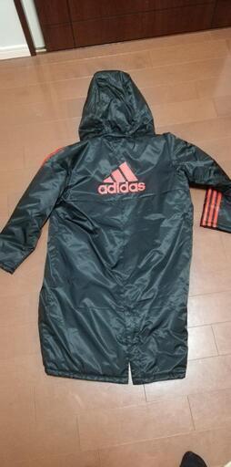 ベンチコートアディダス140センチadidas Giliair 近鉄丹波橋のサッカーの中古あげます 譲ります ジモティーで不用品の処分