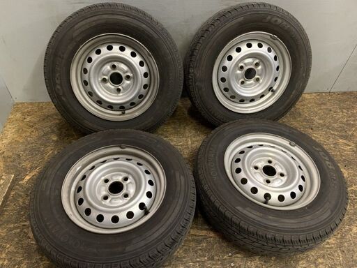 Yokohama Job Ry52 165r13 6pr Lt 夏タイヤ スチールホイール 13インチ 5j4hpcd100 バリ溝 プロ Tanikawa S 中の島のタイヤ ホイールの中古あげます 譲ります ジモティーで不用品の処分