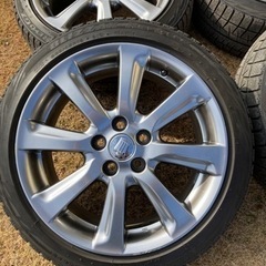スタッドレスタイヤ　225/45R18  クラウン純正アルミ